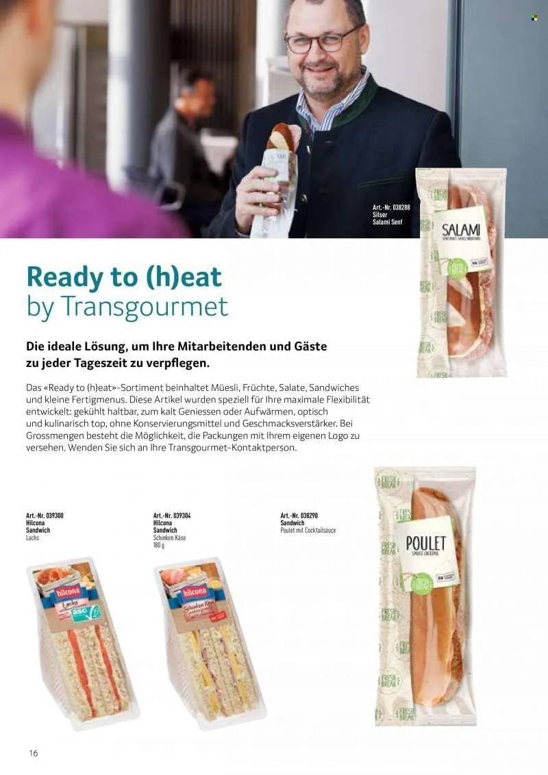Prospekte TransGourmet von 11. Mai bis 11. Mai 2024 - Prospekt seite 16