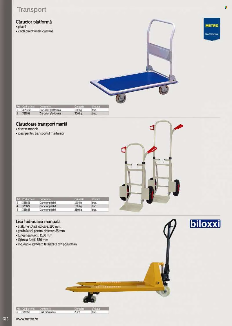 Catalog Cataloage Metro - 21.01.2022 - 31.12.2023. de la 21 ianuarie până la 31 decembrie 2023 - Revista Pagina 312