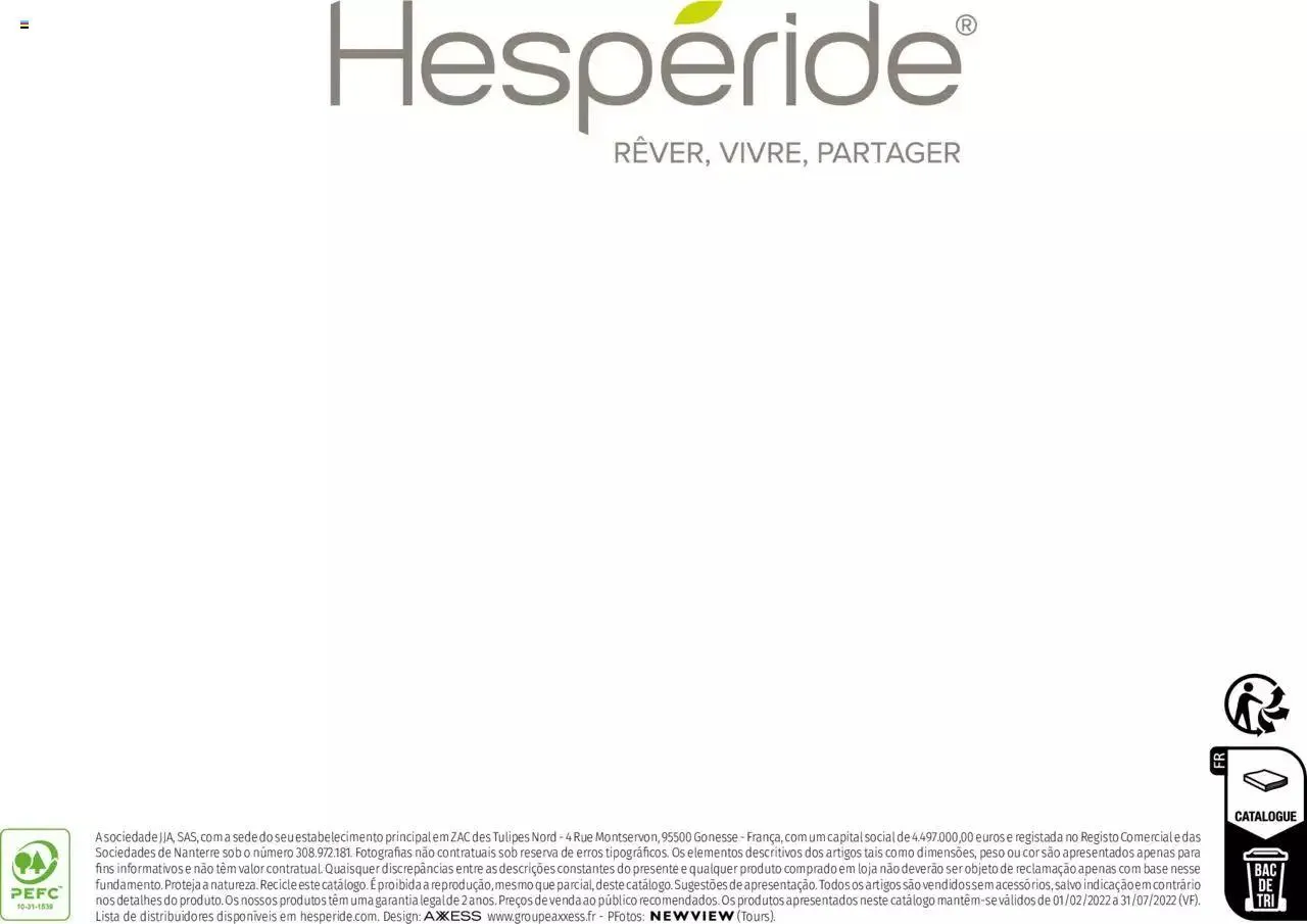 Folheto Hôma - Catálogo Hespéride 2022 de 2 de junho até 31 de dezembro 2023 - Pagina 164