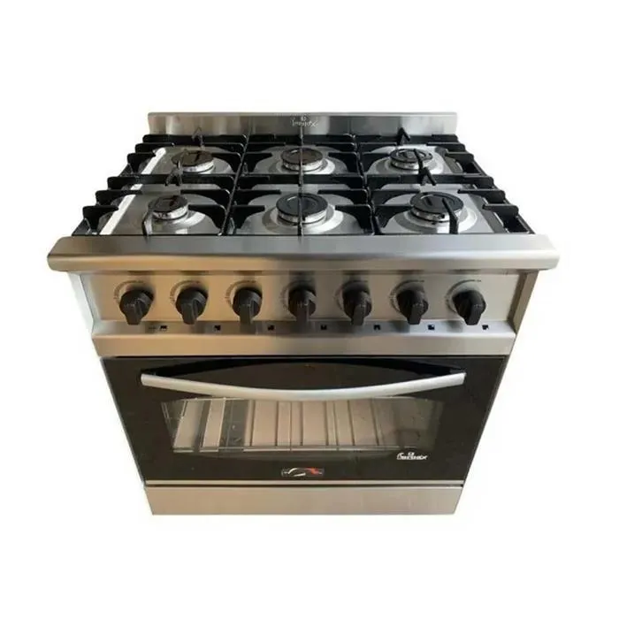 Cocina Industrial Fornax CV82GV6H Acero Inoxidable 82 cm