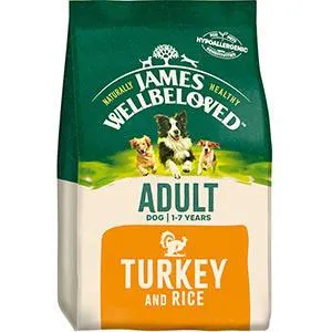 James Wellbeloved Dry Adult Dog Food Turkey & Rice 2kg