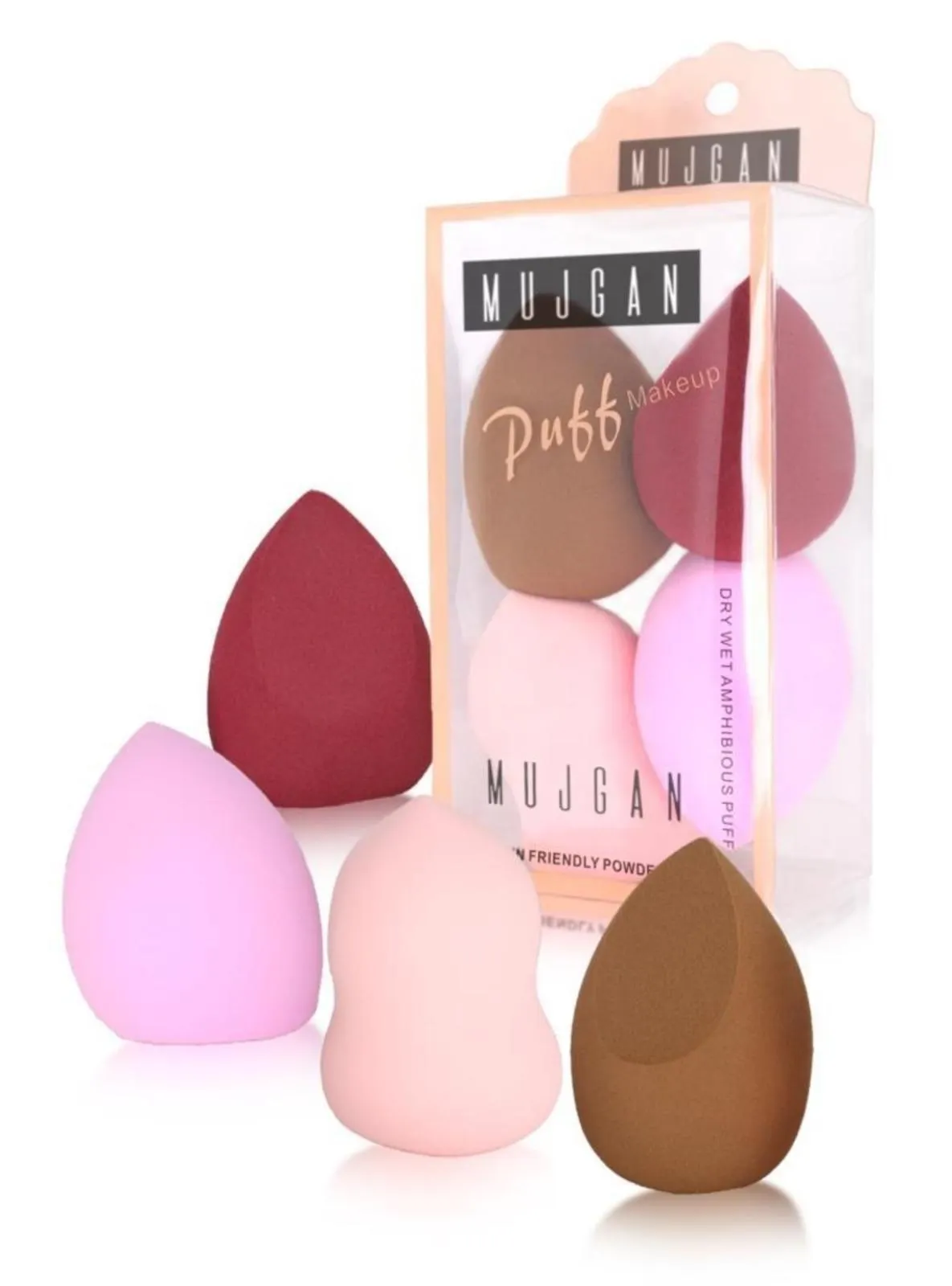 4Pcs Pear Sponge Set