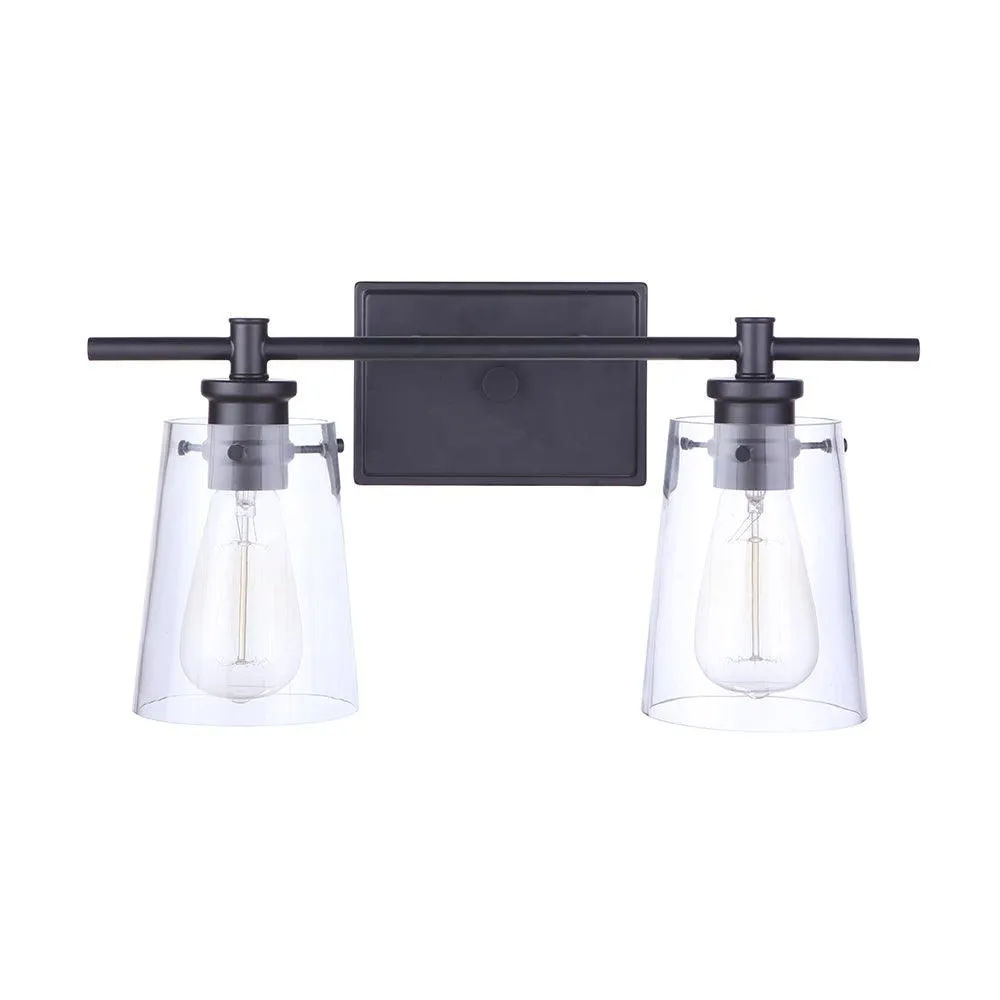 Mia 2 Light Vanity - Black