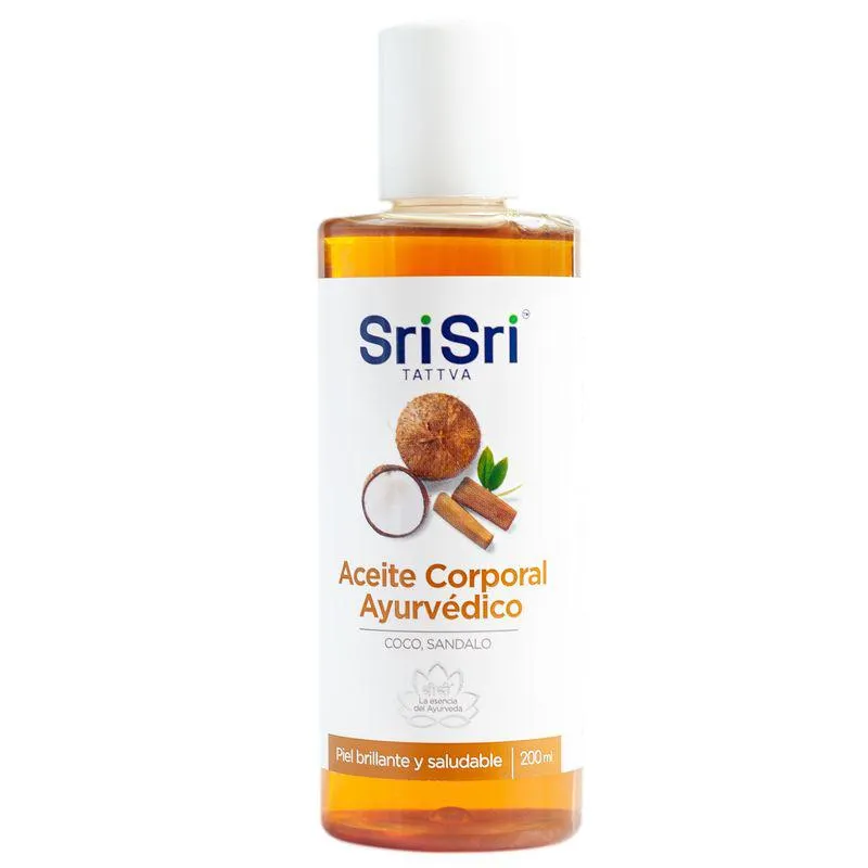 Aceite Corporal Ayurvedico Coco Y Sándalo
