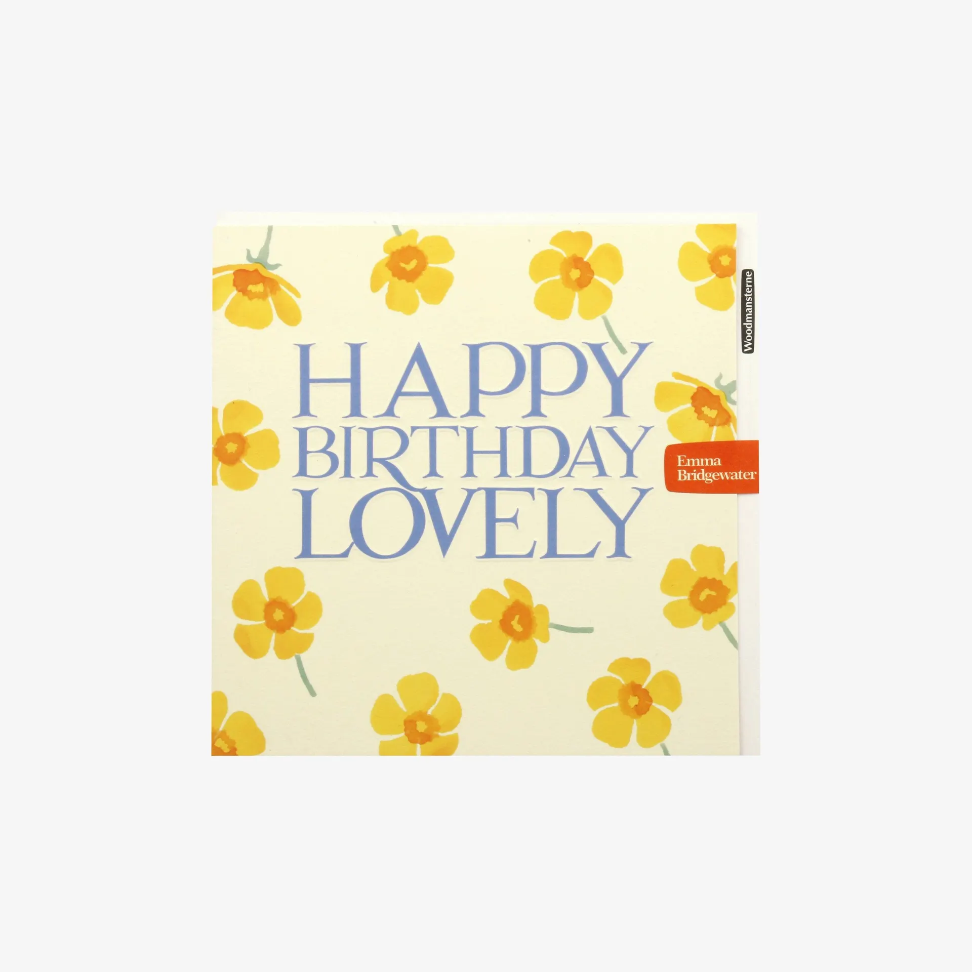 Happy Birthday Lovely Buttercup Scattered Card