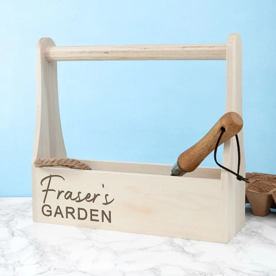 Personalised gardening tool holder