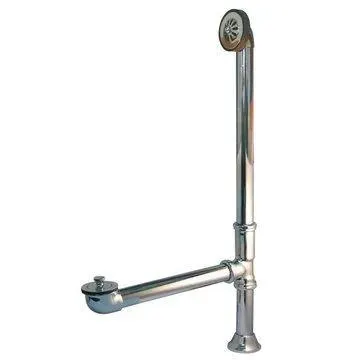 Restorers Brass Clawfoot Tub Exposed Drain