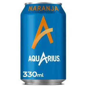 AQUARIUS bebida refrescante de naranja lata 33 cl