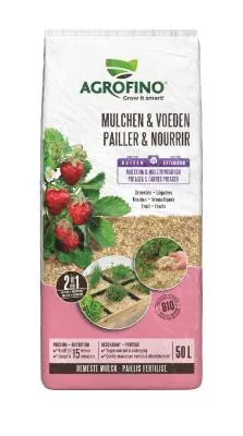 Mulchen en voeden moestuin 2 in 1