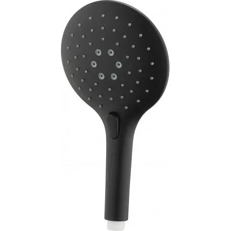 SOFFIONE DOCCIA NERO OPACO SOFT TOUCH