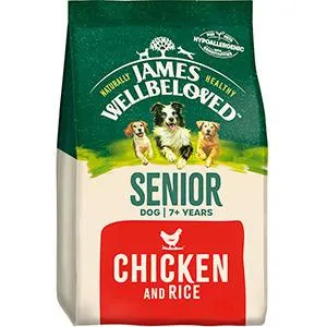 James Wellbeloved Dry Senior Dog Food Chicken and Rice