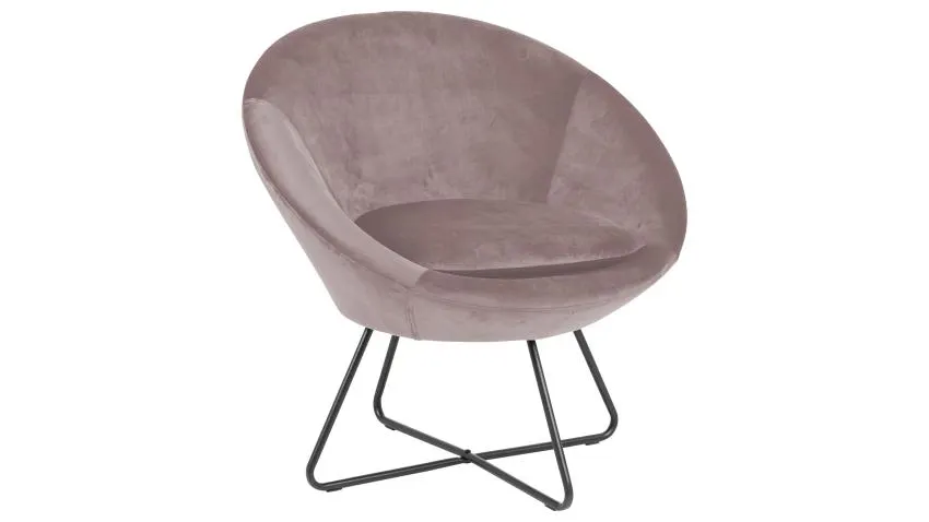 CENTER-nojatuoli Vic-kangas, roosa