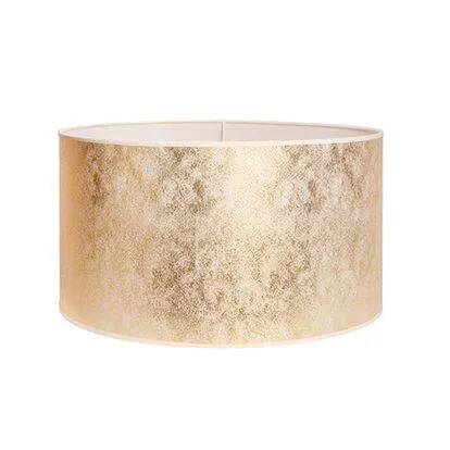 Paralume oro per lampada a sospensione o da terra E27 H25 Ø45