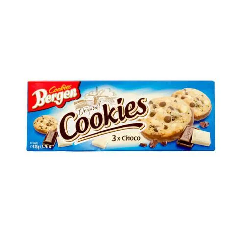 Bergen triplasuklaakeksi 135g