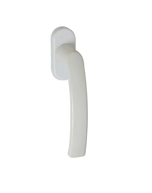 Klamka okienna biała Pluton DOMINO