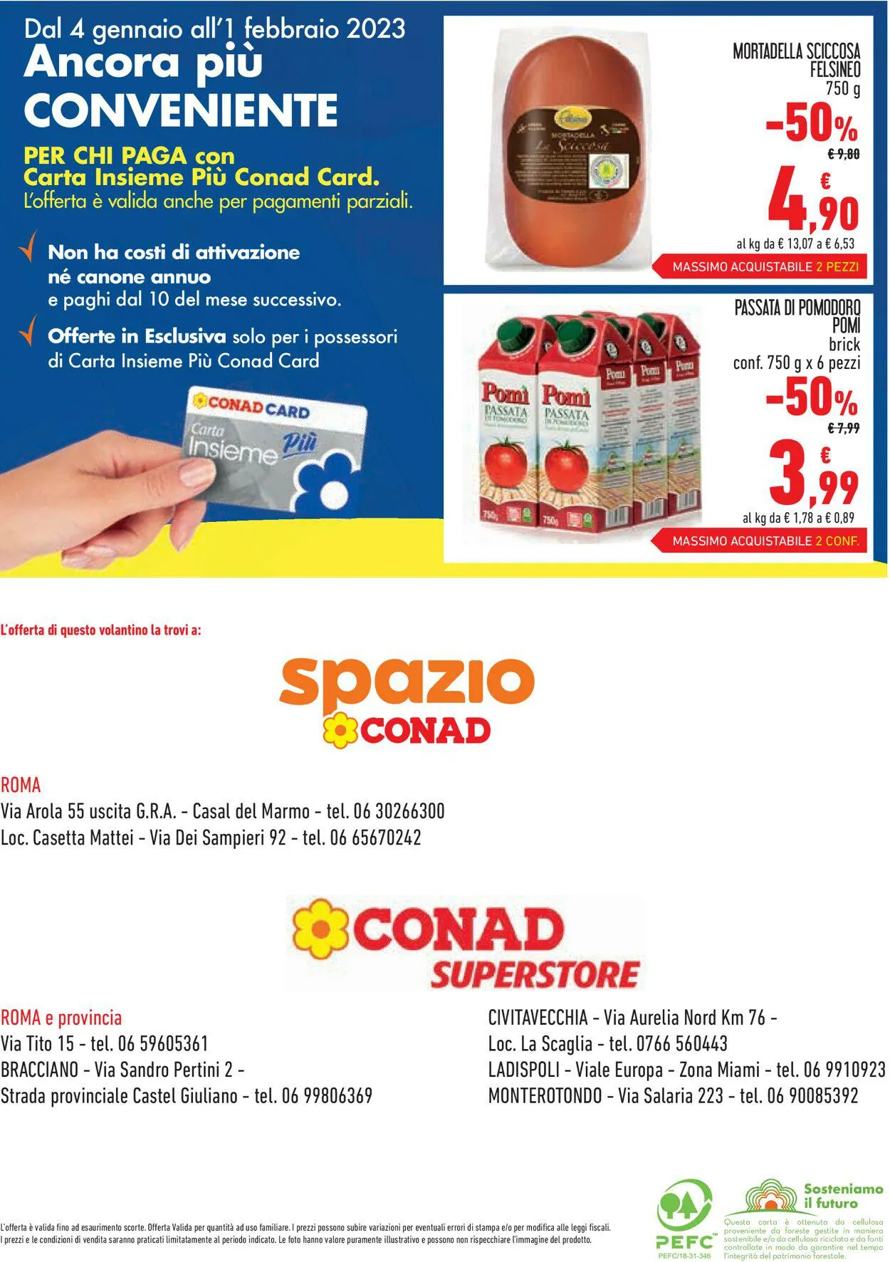 Conad Volantino attuale da 4 gennaio a 1 febbraio di 2024 - Pagina del volantino 16