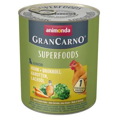 Animonda GranCarno Superfoods Junior 6 x 800 g