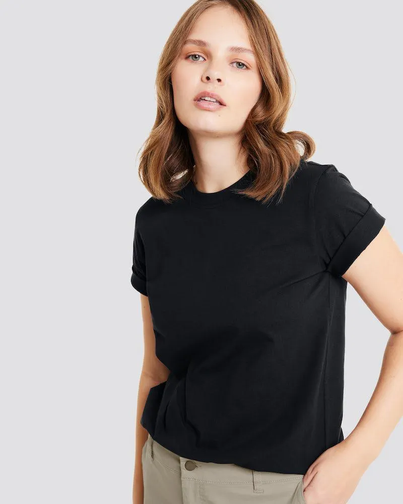 T-paita, puuvillaa, pyöreä pääntie