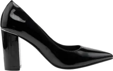 zapatilla tacón ancho