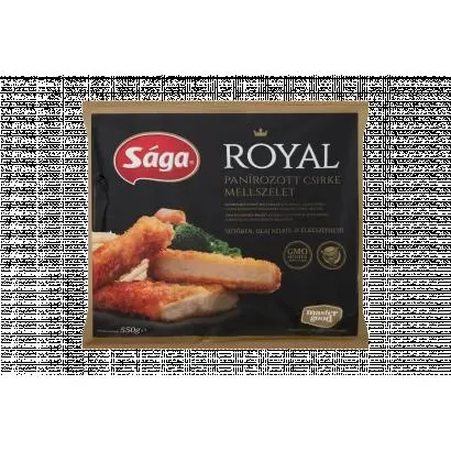Sága Royal Quick-Frozen Coated Chicken Breast 550 g