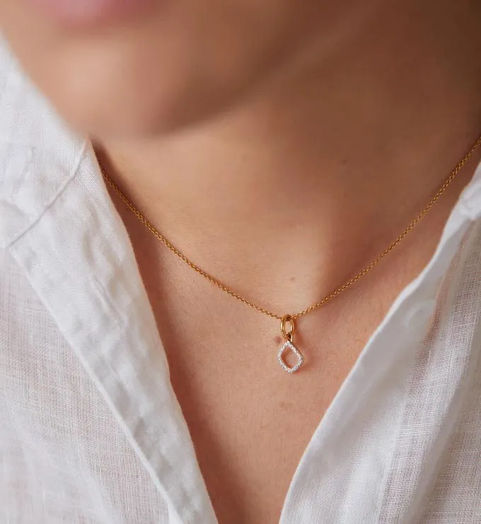 Riva Mini Kite Diamond Necklace