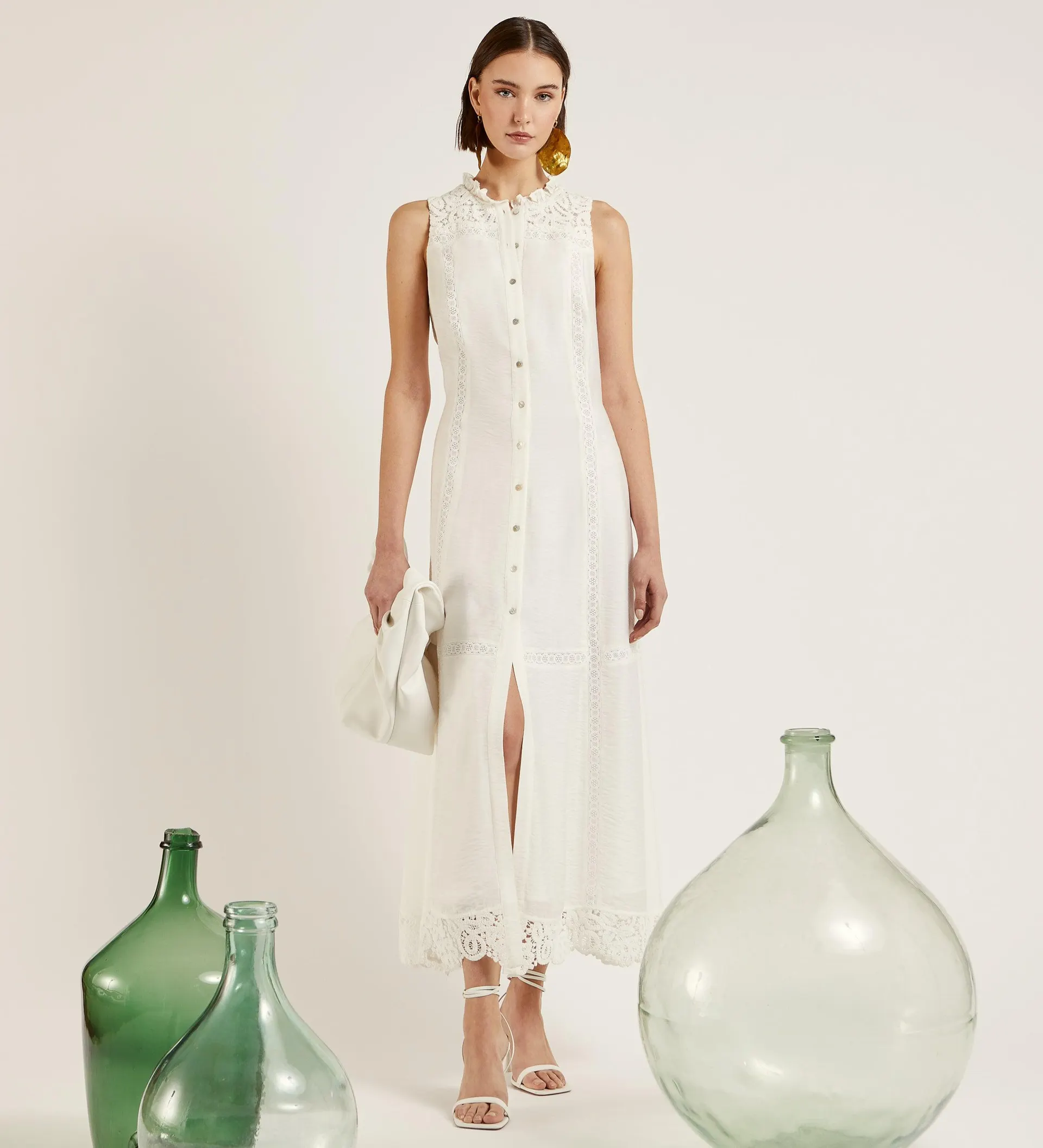 Vestido sedero largo