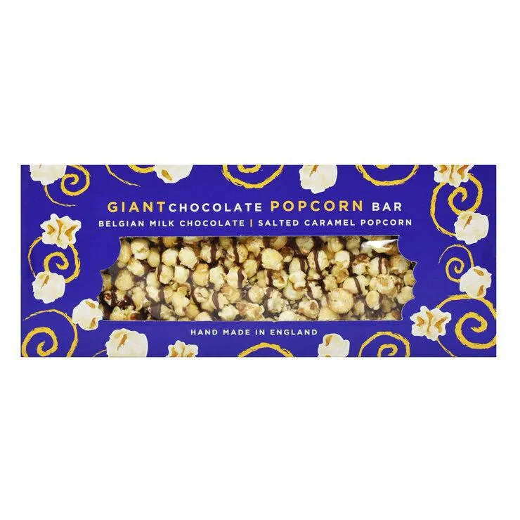 Cocoba Giant Belgian Chocolate Popcorn Bar, 700g