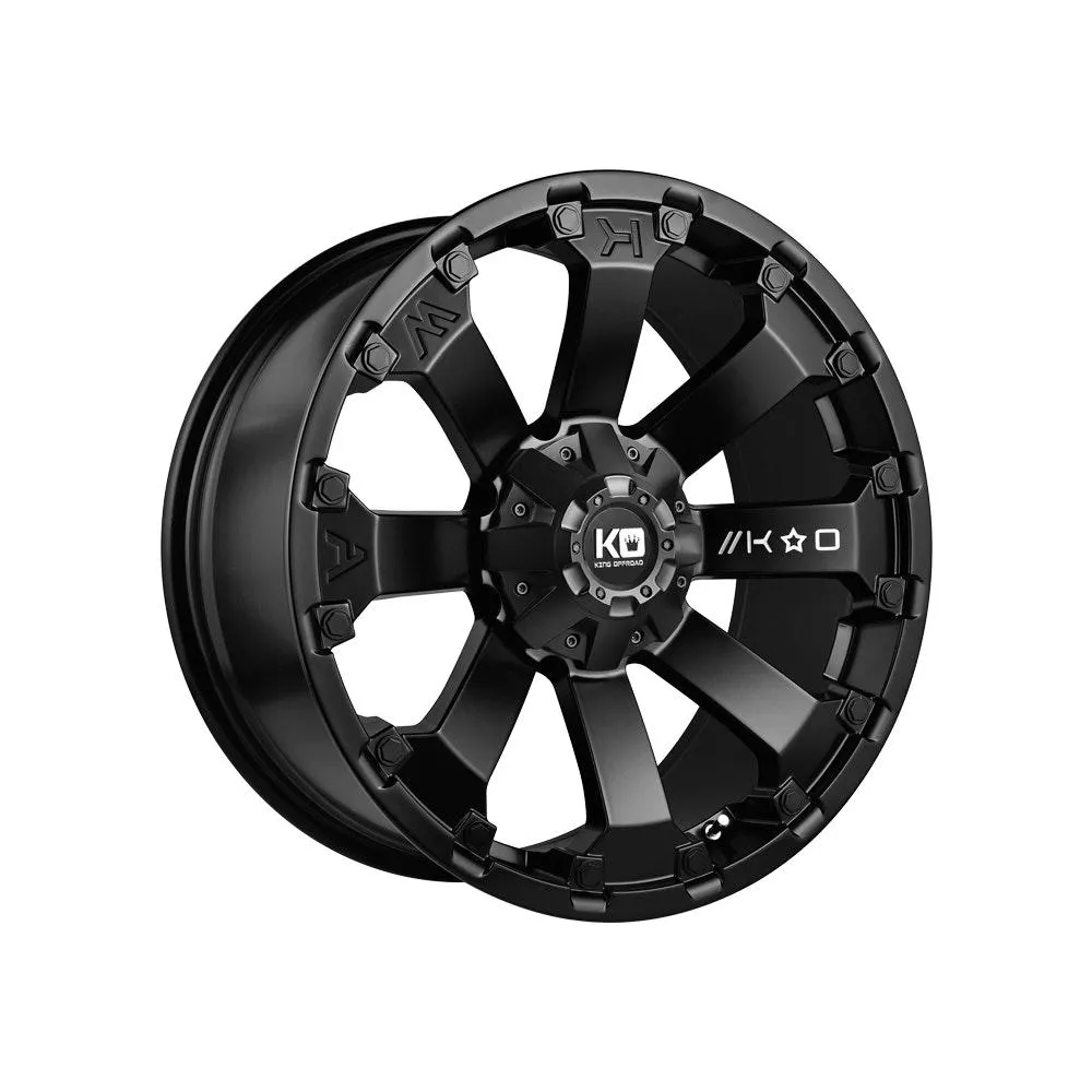 King Offroad Wheels - Ambush - Satin Black - 17X9 6/139.7 P0