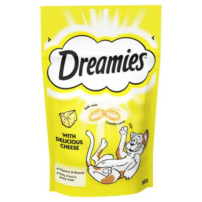 Dreamies Cat Treats With Cheese 60g