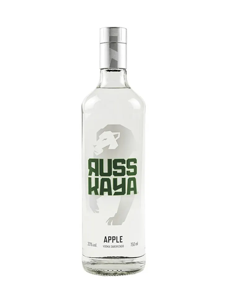 VODKA RUSSKAYA APPLE 750ML