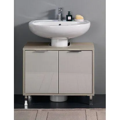 Mobile copricolonna Lucky con 2 ante larice 74x60x45,5 cm