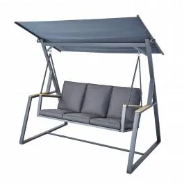 DONDOLO 3 POSTI ORIS NATERIAL 130X203X175 ANTRACITE