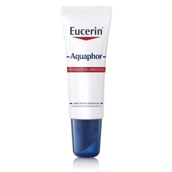 Reparador de Labios Eucerin S.O.S Aquaphor Alivio en Labios Secos y Agrietados x 10 ml