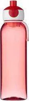 Waterfles pop-up campus 500 ml - red