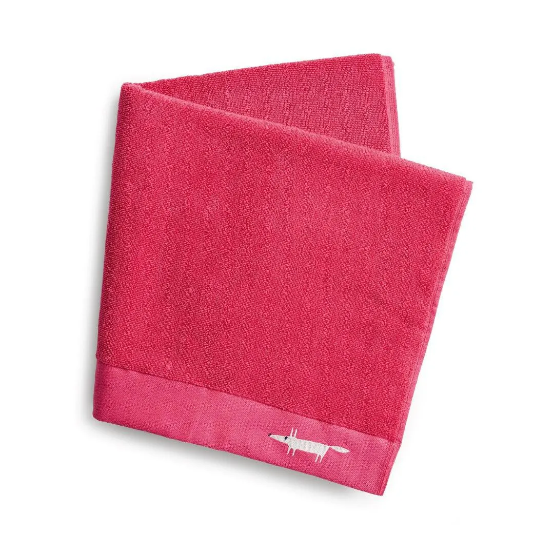 Scion Mr Fox Embroidered Towel - Crocus