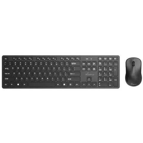 Tastatur+Maus Funk/kabellos schwarz MEDIARANGE MROS107