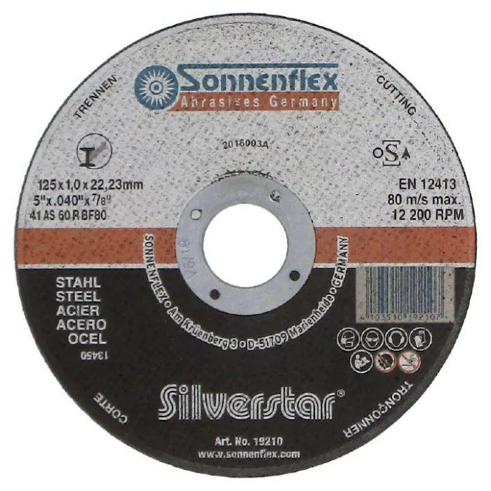 Katkaisulaikka AS60R 125X1,0X22 10kpl