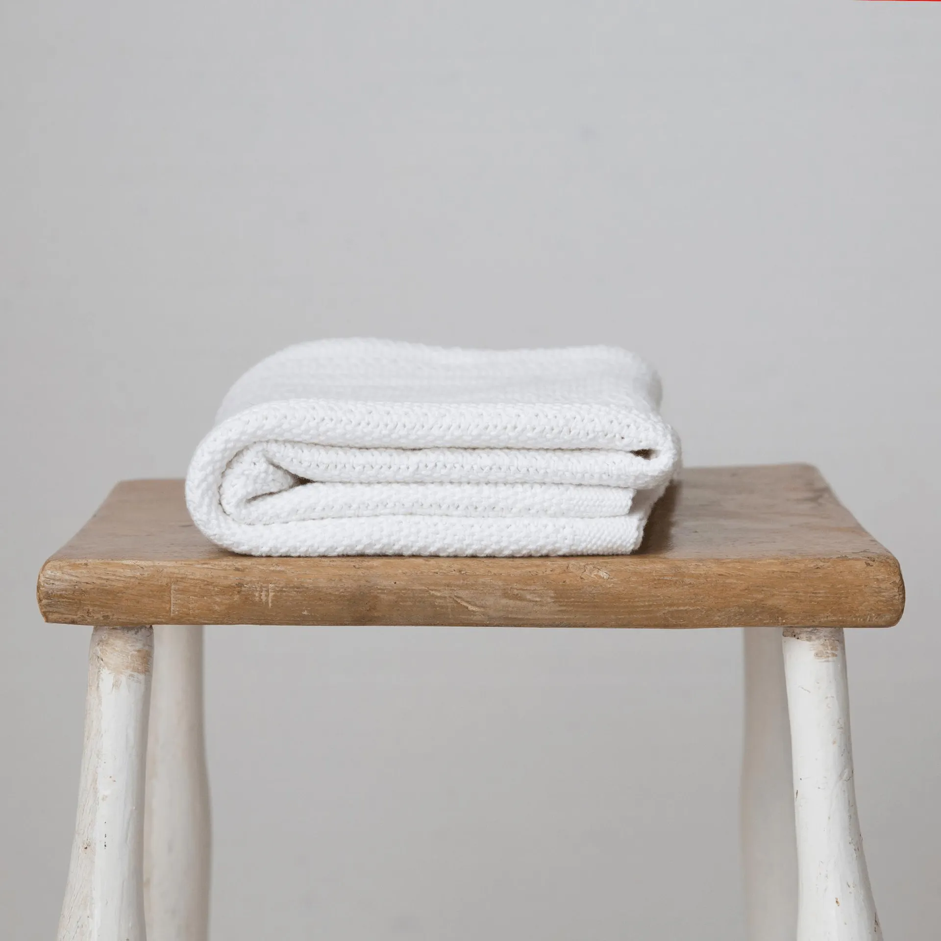 Hippychick Cellular Baby Blanket Pure White