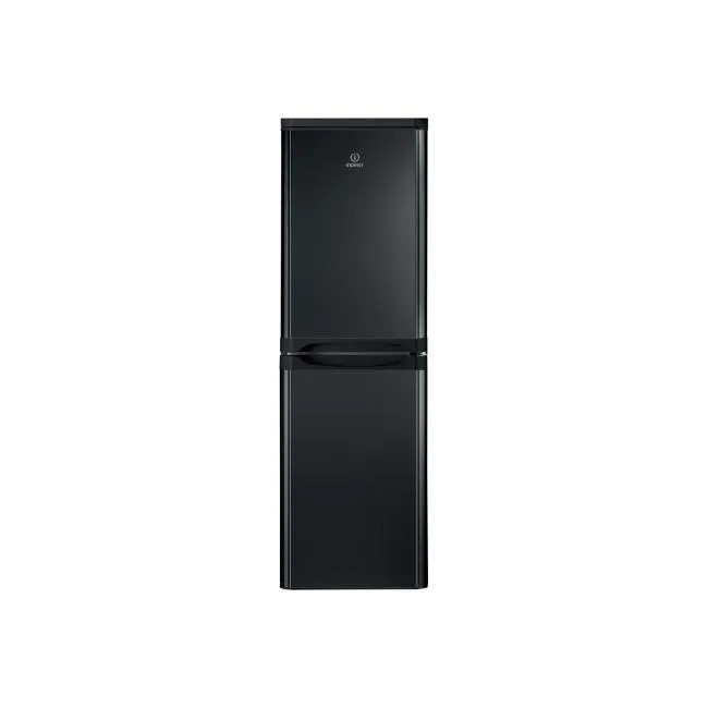Indesit 235 Litre 50/50 Freestanding Fridge Freezer - Black