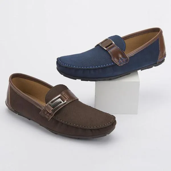 018784 MocasÇ?Çøn Multicolor 2X1 Tipo Gamuza Con Hebillas