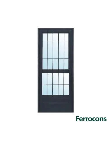 PUERTA CHAPA CAR 3/4 REJA 085X200 DER