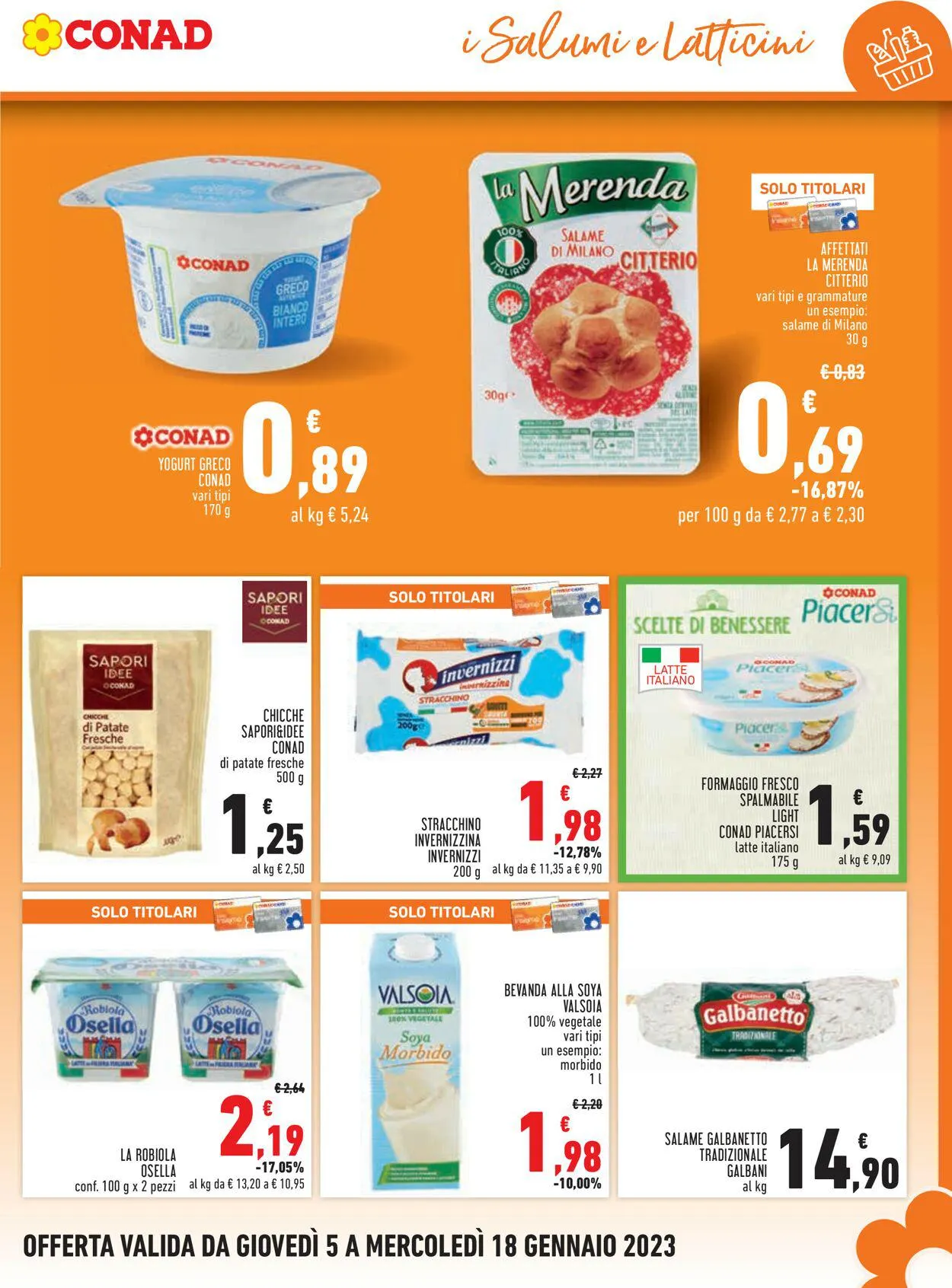 Conad Volantino attuale da 4 gennaio a 1 febbraio di 2024 - Pagina del volantino 7