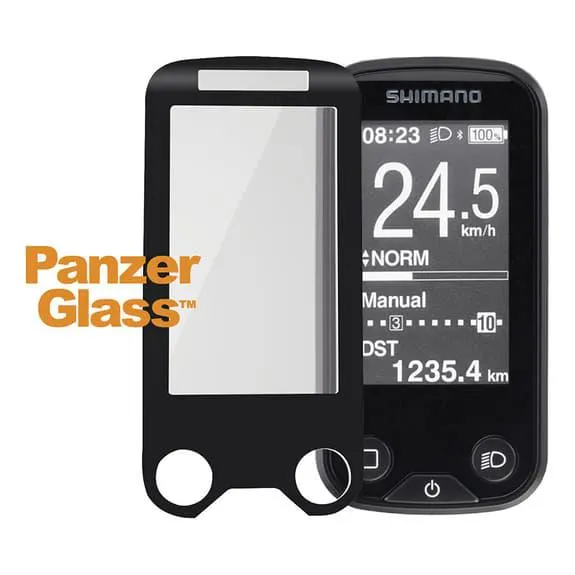 Protecteur d'écran en verre trempé PanzerGlass Shimano Steps E6010 Anti-Glare noir