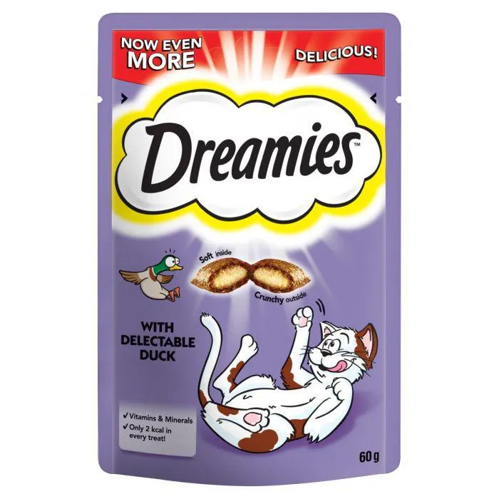 Dreamies Cat Treats With Duck 60g