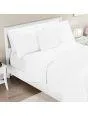 SET DE SABANAS KING SIZE LISO BLANCO