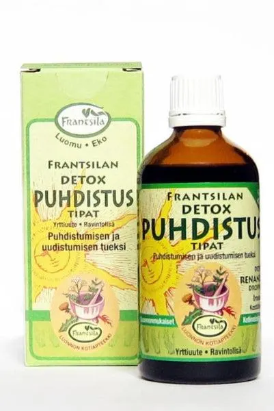 Detox-puhdistustipat, 100 ml