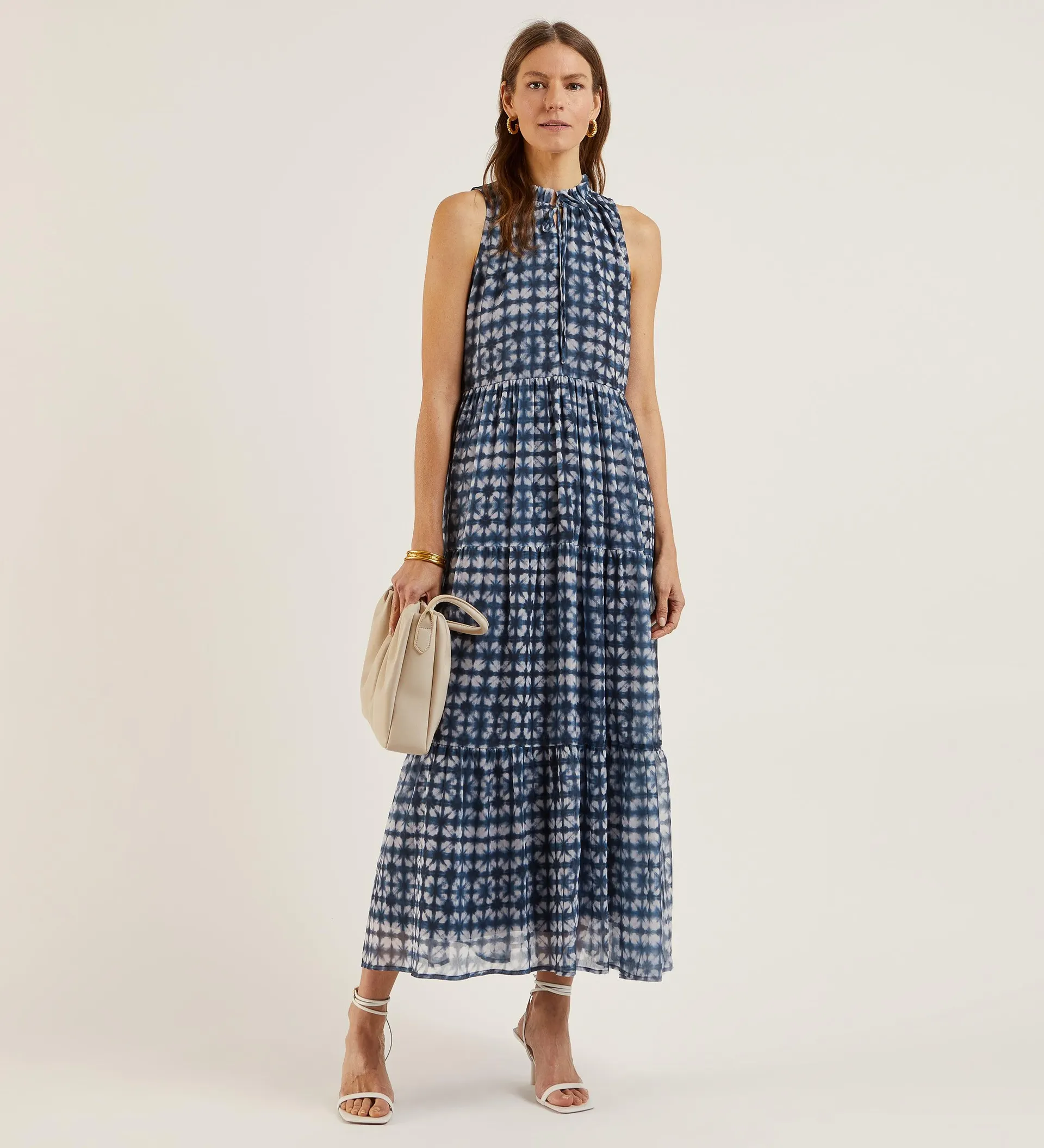 Vestido pisos estampado