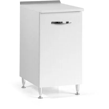 Base cucina 40 cm 1 anta bianco frassinato