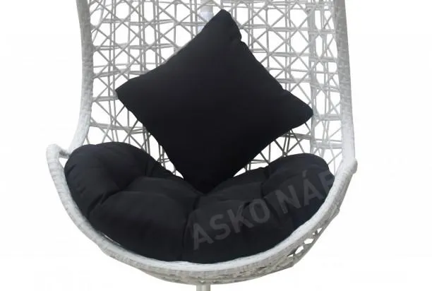 Závesné húpacie kreslo Sri Lanka, biele