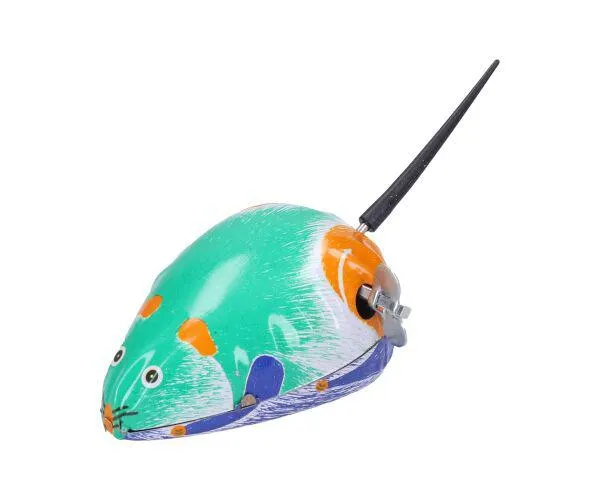 Myš natahovací kovová 7x4,5 cm